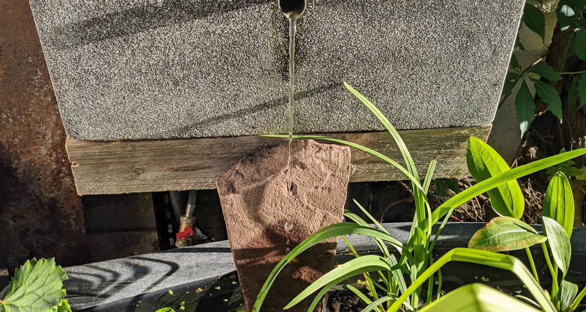 Mein neues "Hochbeet" - für Brunnenkresse in Hydrokultur. Plus Miniteich