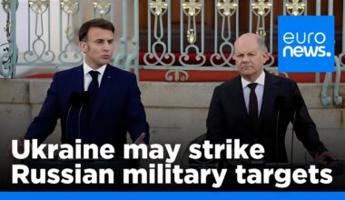 Germany and France agree Ukraine may strike Russian military targets | euronews 🇬🇧