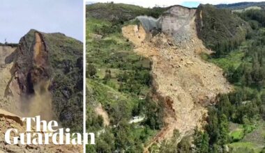 Hundreds killed after landslide flattens remote Papua New Guinea village