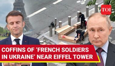 Coffins Of 'French Soldiers In Ukraine' Found; Incident In Paris Amid Macron's 'Trigger For Putin'