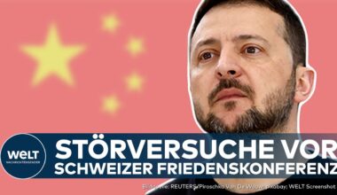 KRIEG IN DER UKRAINE: Selenskyj enttäuscht! Schweizer Friedensgipfel - keine Unterstützung Chinas