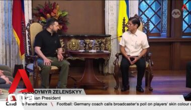 Ukraine's Zelenskyy and Philippines' Marcos hold first in-person meeting in Manila