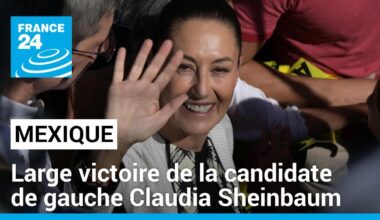 Présidentielle au Mexique : large victoire de la candidate de la gauche Claudia Sheinbaum