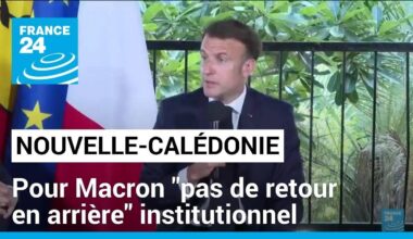 Macron en Nouvelle-Calédonie : "pas de retour en arrière" institutionnel pour le président