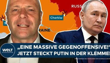 PUTINS KRIEG: "Eine massive Gegenoffensive der Ukrainer!" Jetzt stecken die Russen in der Klemme!