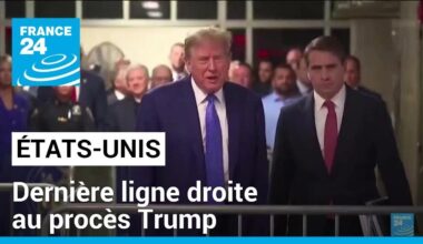 États-Unis : dernière ligne droite au procès Trump, l'heure du jugement approche • FRANCE 24