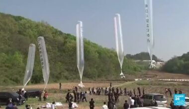 Corea del Norte lanza 260 globos con basura y excremento a Corea del Sur • FRANCE 24 Español