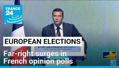 European elections: Far-right surges in French opinion polls • FRANCE 24 English