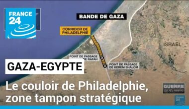 Le couloir de Philadelphie, zone tampon stratégique entre l'Egypte et Gaza • FRANCE 24