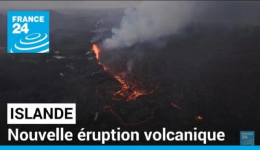 Islande : nouvelle éruption volcanique sur la péninsule de Reykjanes • FRANCE 24