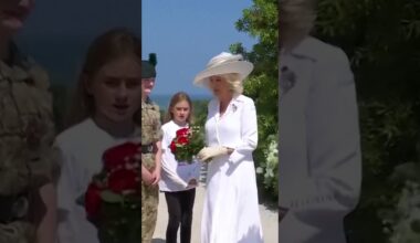 Awkward Moment: Queen Camilla Snubs French First Lady at D-Day Ceremony