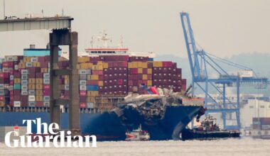 Cargo ship that hit Baltimore bridge moves back to port