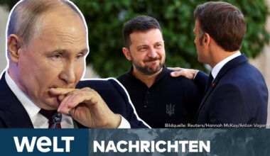 UKRAINE-KRIEG: Selenskyj bedankt sich für Kampfjets! Putin sieht Provokation von Macron | STREAM