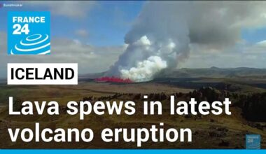 Lava spews again from volcanic eruption in Iceland • FRANCE 24 English