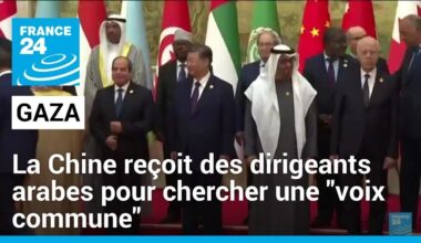 La Chine reçoit des dirigeants arabes pour chercher une "voix commune" sur Gaza • FRANCE 24