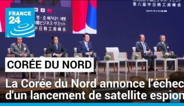 La Corée du Nord annonce l'échec d'un lancement de satellite espion • FRANCE 24