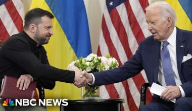 Biden announces new Ukraine aid package during Zelenskyy meeting in Paris