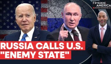 Russia Calls US an "Enemy State" for First Time as Ukraine War Intensifies | Firstpost America