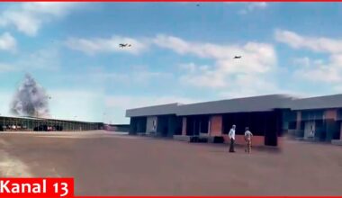 Another footage of the Ukrainian drone attack on military airfield in Russia’s Mozdok city