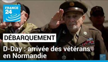 80 ans du débarquement : arrivée des vétérans en Normandie • FRANCE 24