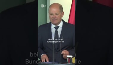 Scholz nach der Wahl-Schlappe: Müssen uns "anstrengen" | #shorts #bundeskanzler #europawahl