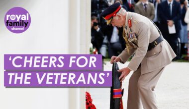 King Charles Lays Wreaths at the British Memorial in Normandy