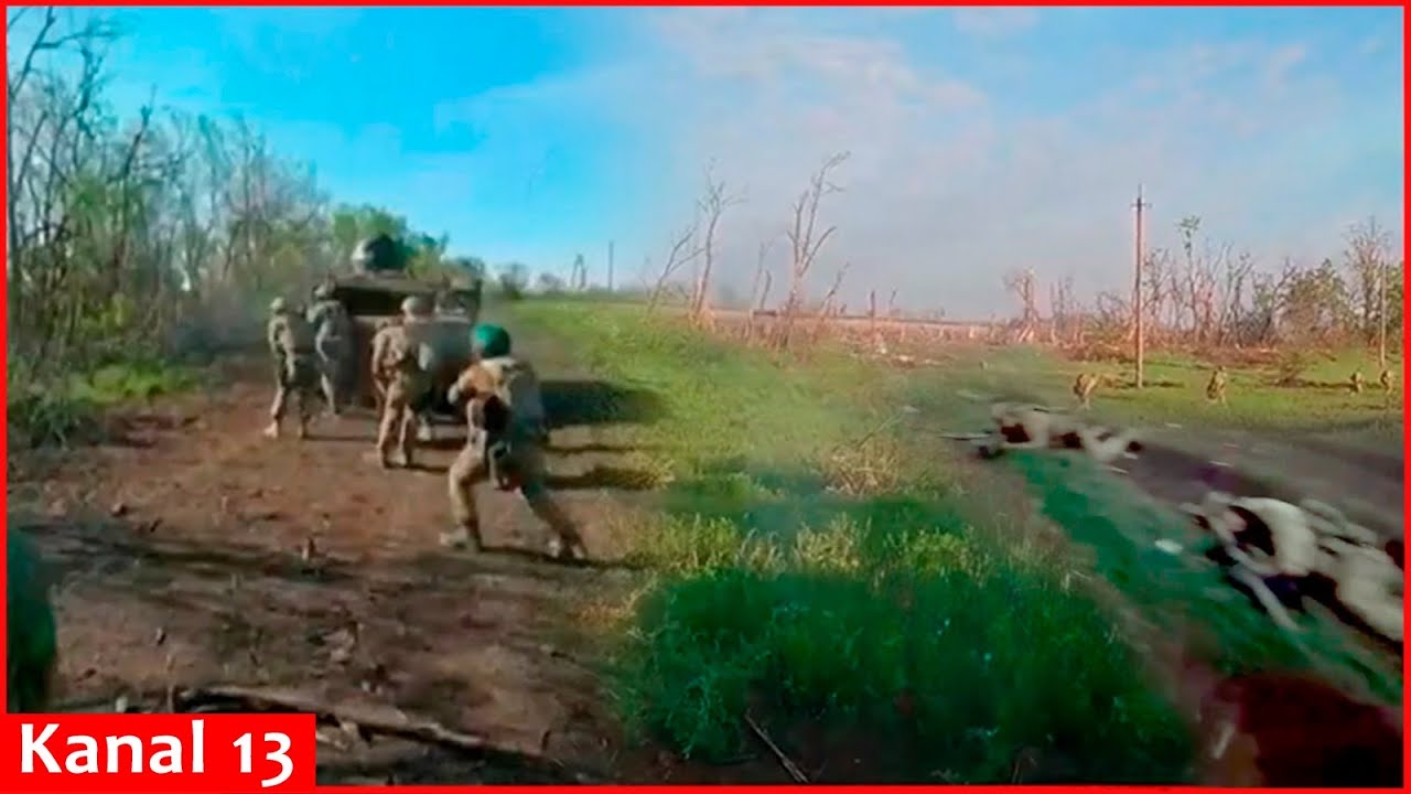 Footage of Ukrainian special forces attacking Russian position in Zaporizhzhia