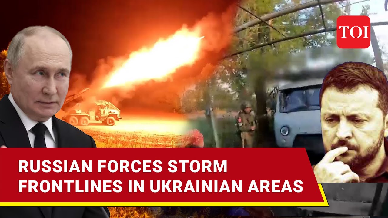 Ukrainian Soldiers Flee Battlefield As Putin's Army Advances Near Avdiivka, Chasov Yar | Watch