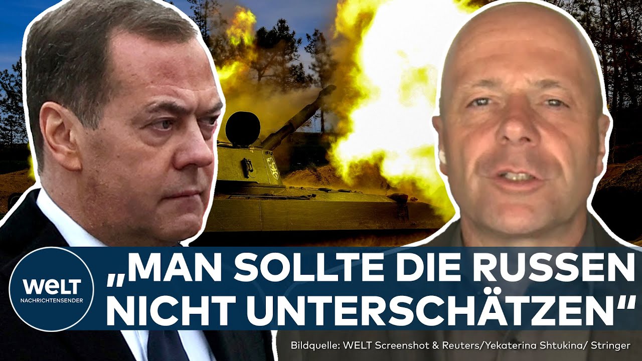 UKRAINE-KRIEG: Medwedew stinksauer! Ex-Präsident will "vollumfänglichen" hybriden Krieg gegen Westen