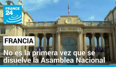 Las veces que los presidentes franceses disolvieron la Asamblea Nacional • FRANCE 24 Español