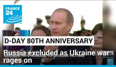 Russia not invited for 80th D-Day anniversary in France • FRANCE 24 English