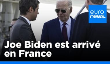 6 juin 1944 : Joe Biden arrivé en France pour les commémorations | euronews 🇫🇷