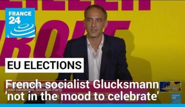 European elections: French socialist Glucksmann 'proud' but 'not in the mood to celebrate'