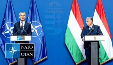 NATO Secretary General with the Prime Minister of Hungary 🇭🇺 Viktor Orbán, 12 JUN 2024