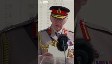 King Charles pays tribute to D-Day veterans