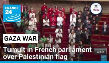 Tumult in French parliament over Palestinian flag, clothing • FRANCE 24 English