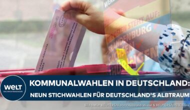 NEBEN EUROPAWAHL: Überraschung bei Kommunalwahlen - Neun Stichwahlen mit AfD-Kandidaten entscheiden!