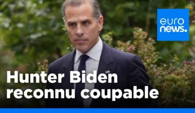 Hunter Biden, fils du président, coupable de détention illégale d'arme à feu | euronews 🇫🇷