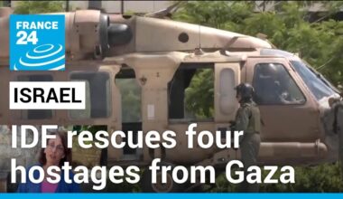 Israel rescues four hostages from Gaza • FRANCE 24 English