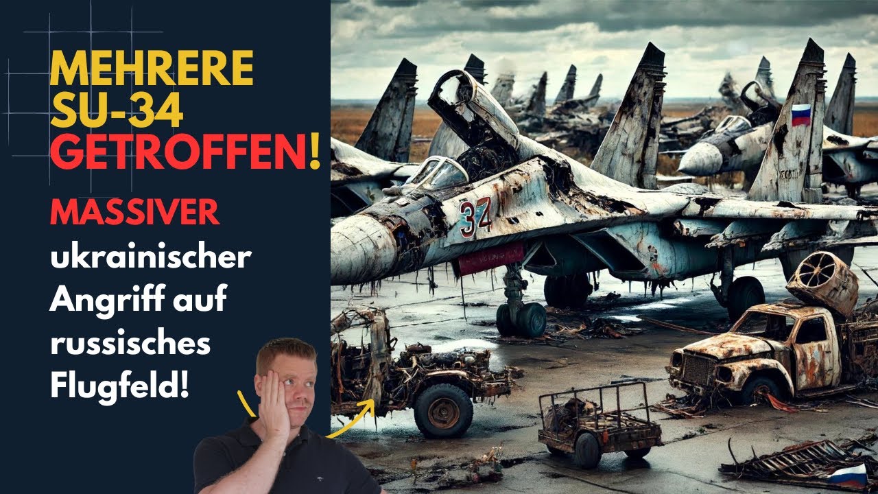 Mehrere Su-34 getroffen! Massiver ukrainischer Luftangriff! Ukraine Lagebericht (316) und Q&A