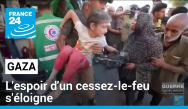 Gaza : l'espoir d'un cessez-le-feu s'éloigne • FRANCE 24