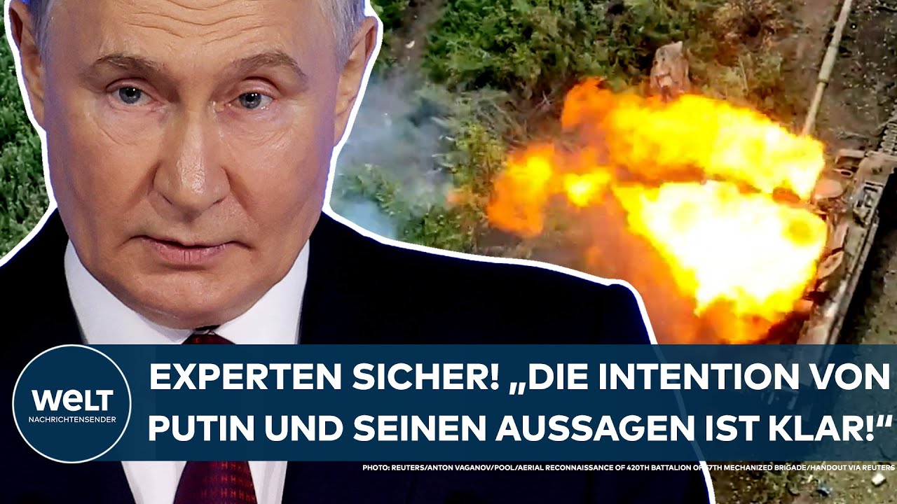 UKRAINE-KRIEG: Experten sind sich sicher! "Die Intention von Putin mit seinen Aussagen ist klar!"