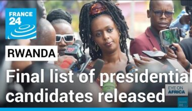 Rwanda releases final list of candidates in presidential election • FRANCE 24 English