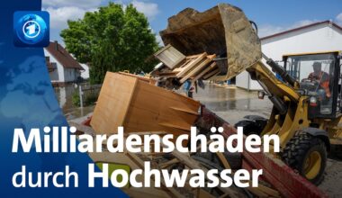 Schätzungen der Versicherungen: Milliardenschäden durch Hochwasser