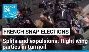 French right wing parties in turmoil ahead of early elections • FRANCE 24 English