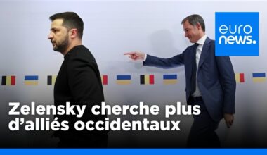 Zelensky à Bruxelles pour des accords de sécurité avec des alliés occidentaux | euronews 🇫🇷