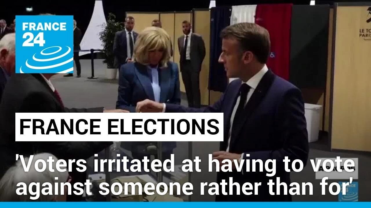 'French voters are getting irritated about having to vote against someone rather than for'