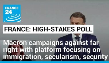 Emmanuel Macron appeals to French electorate with 'clear lurch to the right' • FRANCE 24 English