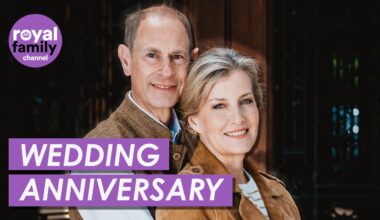 Edward and Sophie Beam in 25th Wedding Anniversary Photo