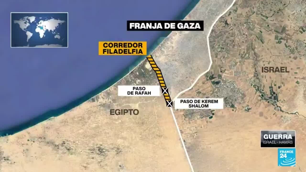 Corredor Filadelfia, un punto de control estratégico para Israel